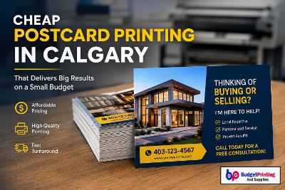 Cheap Postcard Printing in Calgary That Delivers Big Results on a Small Budget